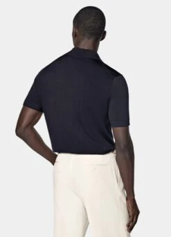 Navy Polo Shirt 11 Navy Polo Shirt -Suit Supply SW1836 105