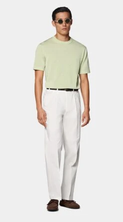 Light Green Short Sleeve Crewneck