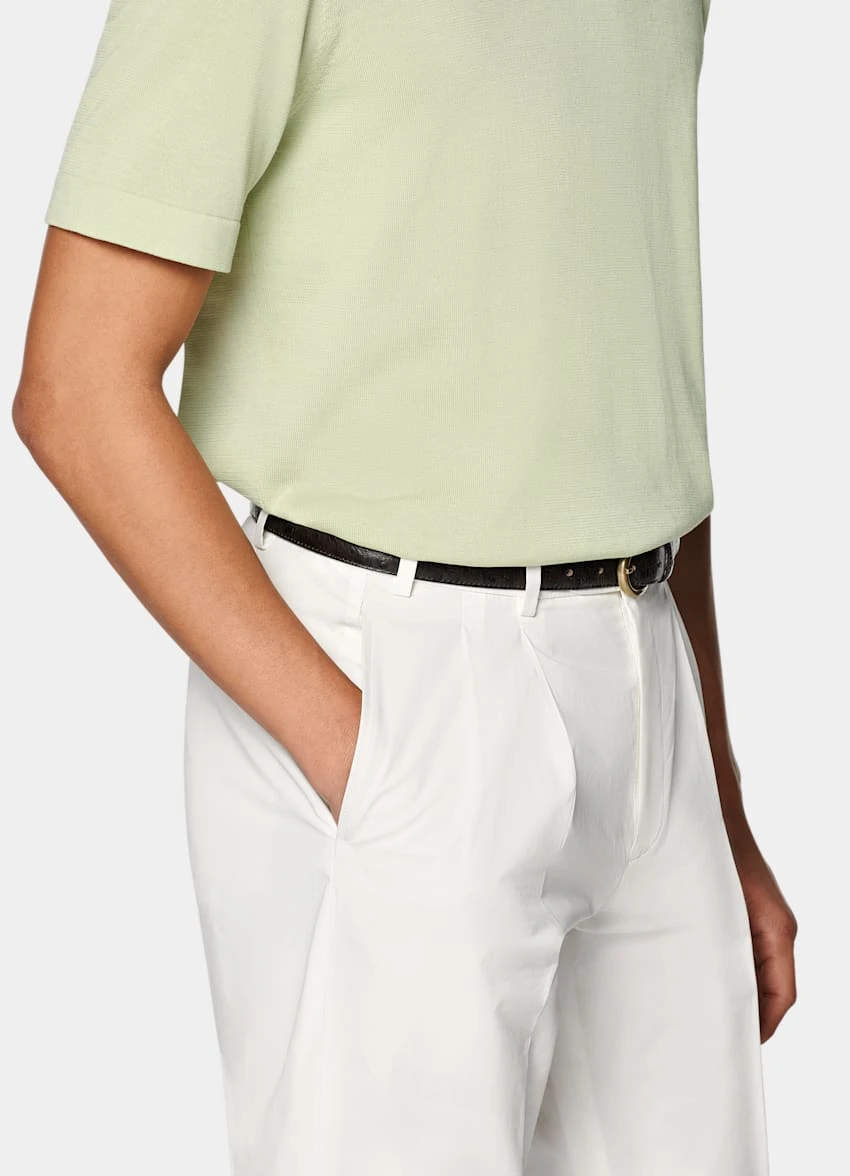 Light Green Short Sleeve Crewneck 4 Light Green Short Sleeve Crewneck - Image 4