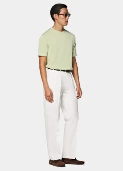 Light Green Short Sleeve Crewneck 13 Light Green Short Sleeve Crewneck -Suit Supply SW2045 104