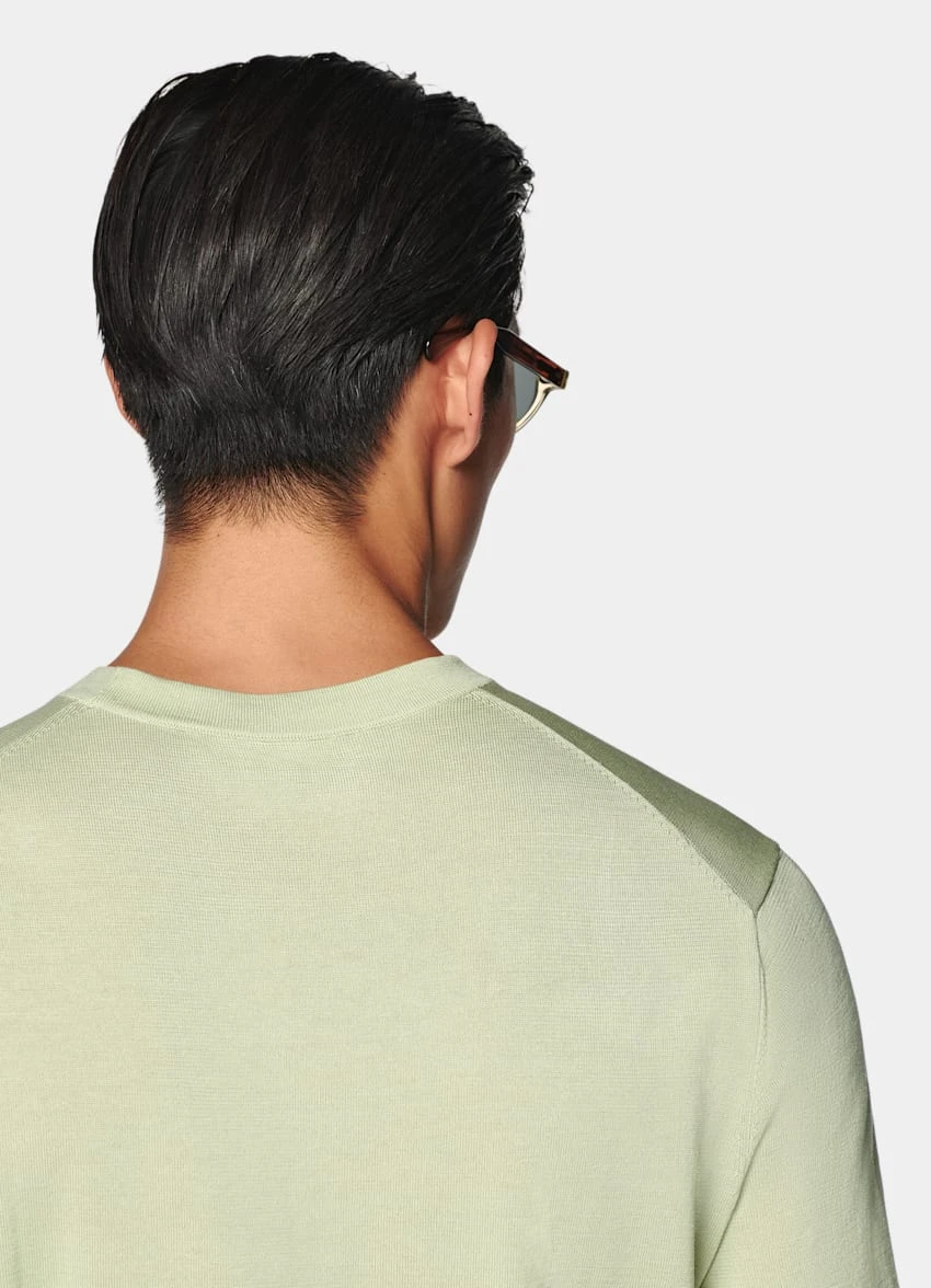 Light Green Short Sleeve Crewneck 7 Light Green Short Sleeve Crewneck - Image 7
