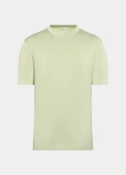 Light Green Short Sleeve Crewneck 17 Light Green Short Sleeve Crewneck -Suit Supply SW2045 25