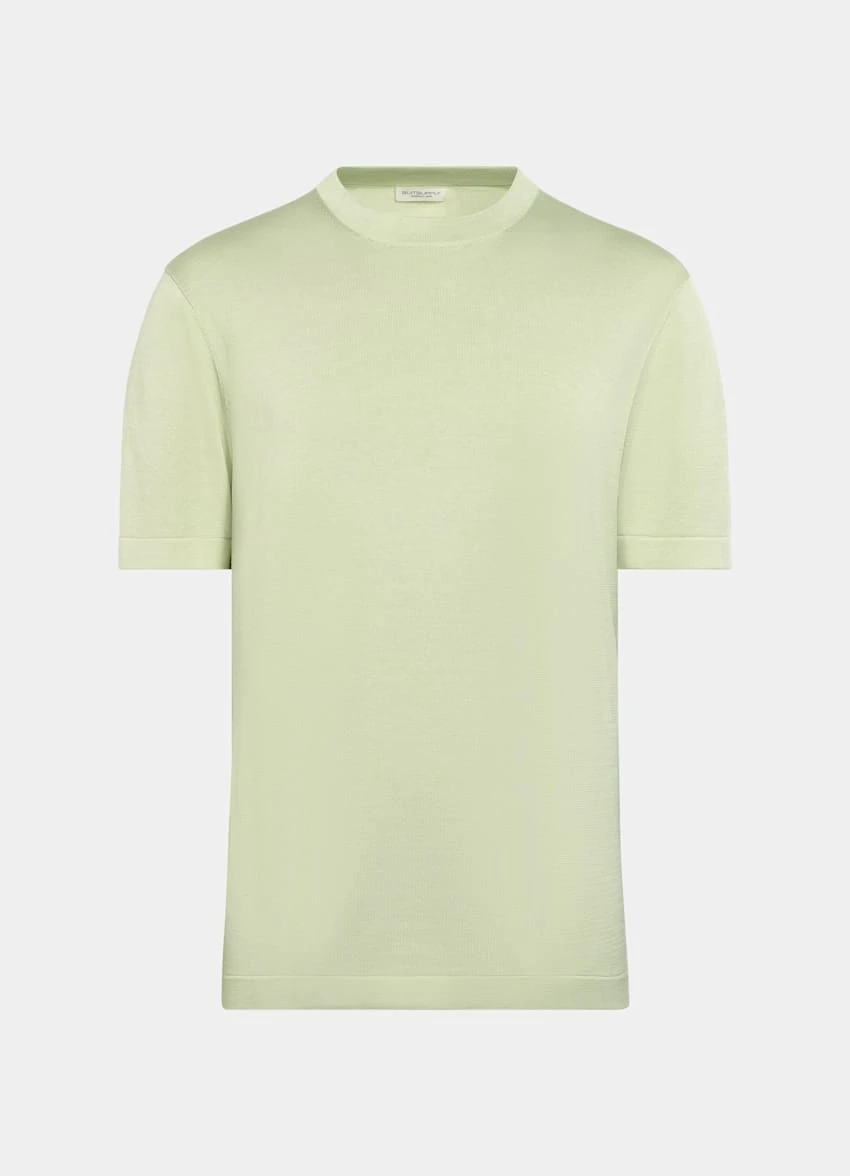 Light Green Short Sleeve Crewneck 9 Light Green Short Sleeve Crewneck - Image 9