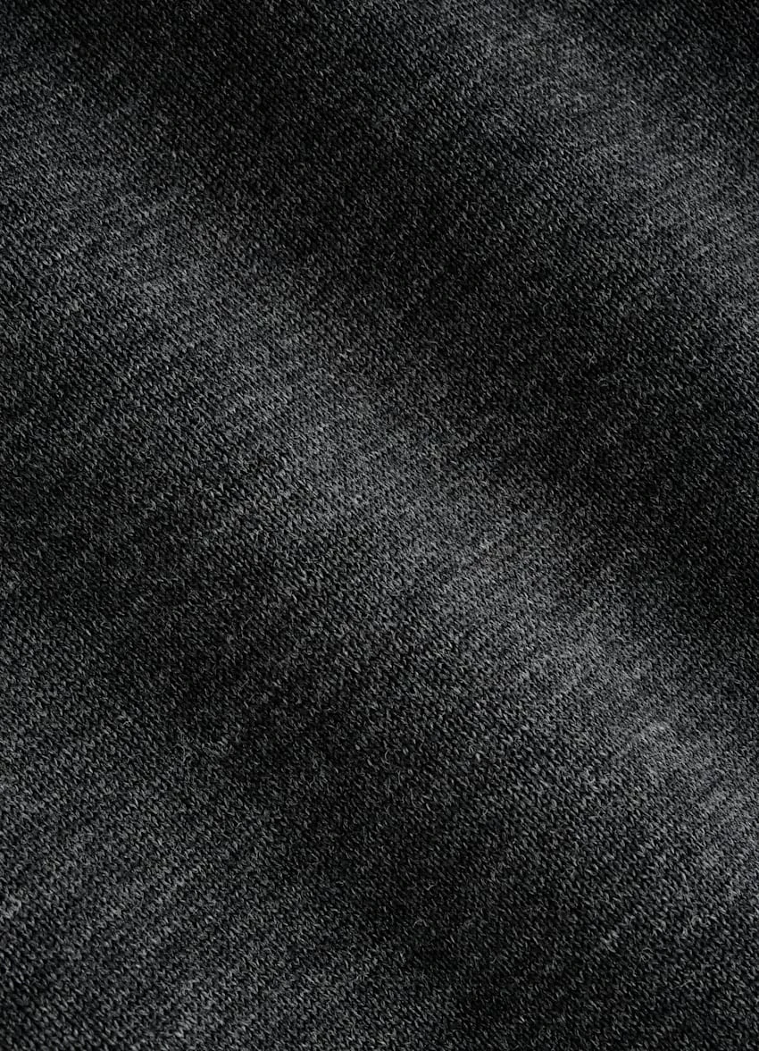 Dark Grey Buttonless Polo 8 Dark Grey Buttonless Polo - Image 8