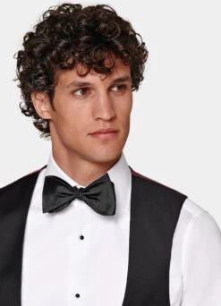 Black Tuxedo Waistcoat