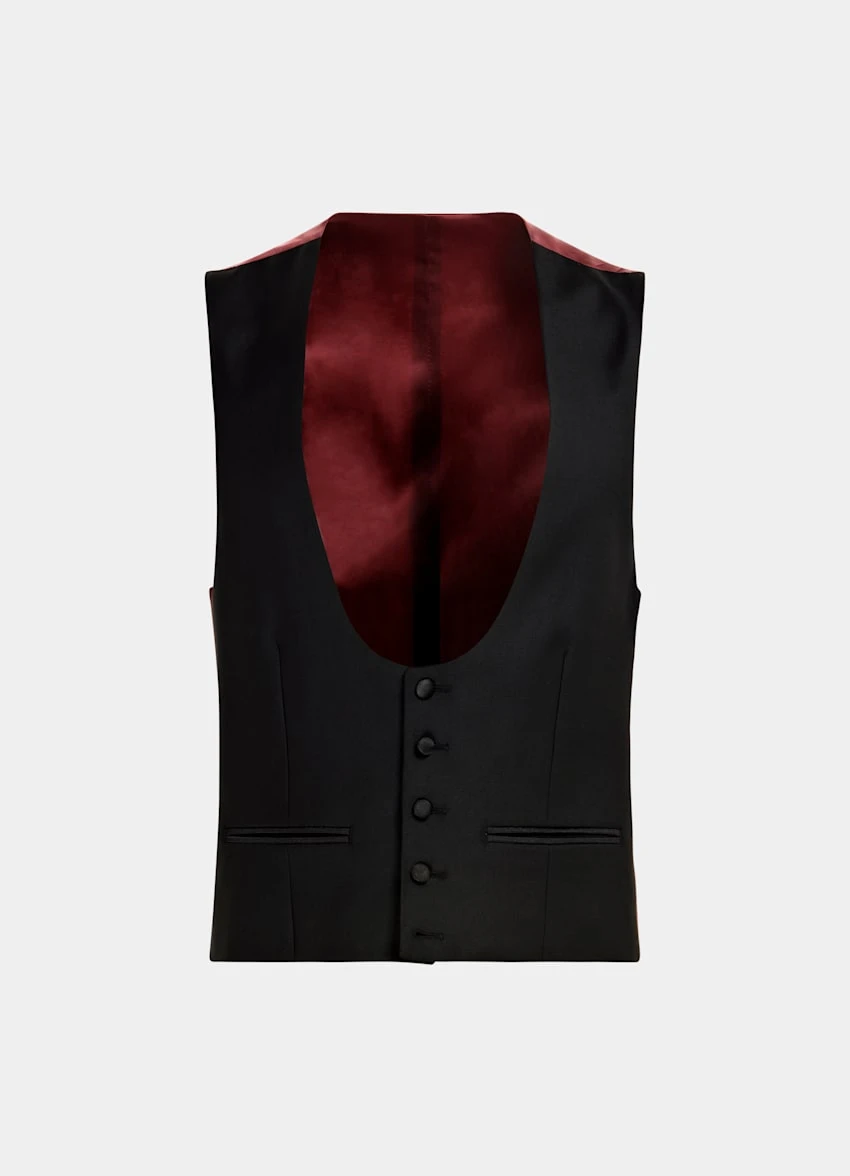 Black Tuxedo Waistcoat 6 Black Tuxedo Waistcoat - Image 6