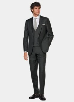 Dark Grey Waistcoat 9 Dark Grey Waistcoat -Suit Supply W3505 104