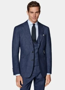Mid Blue Waistcoat