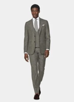 Mid Green Waistcoat 7 Mid Green Waistcoat -Suit Supply W6420 103