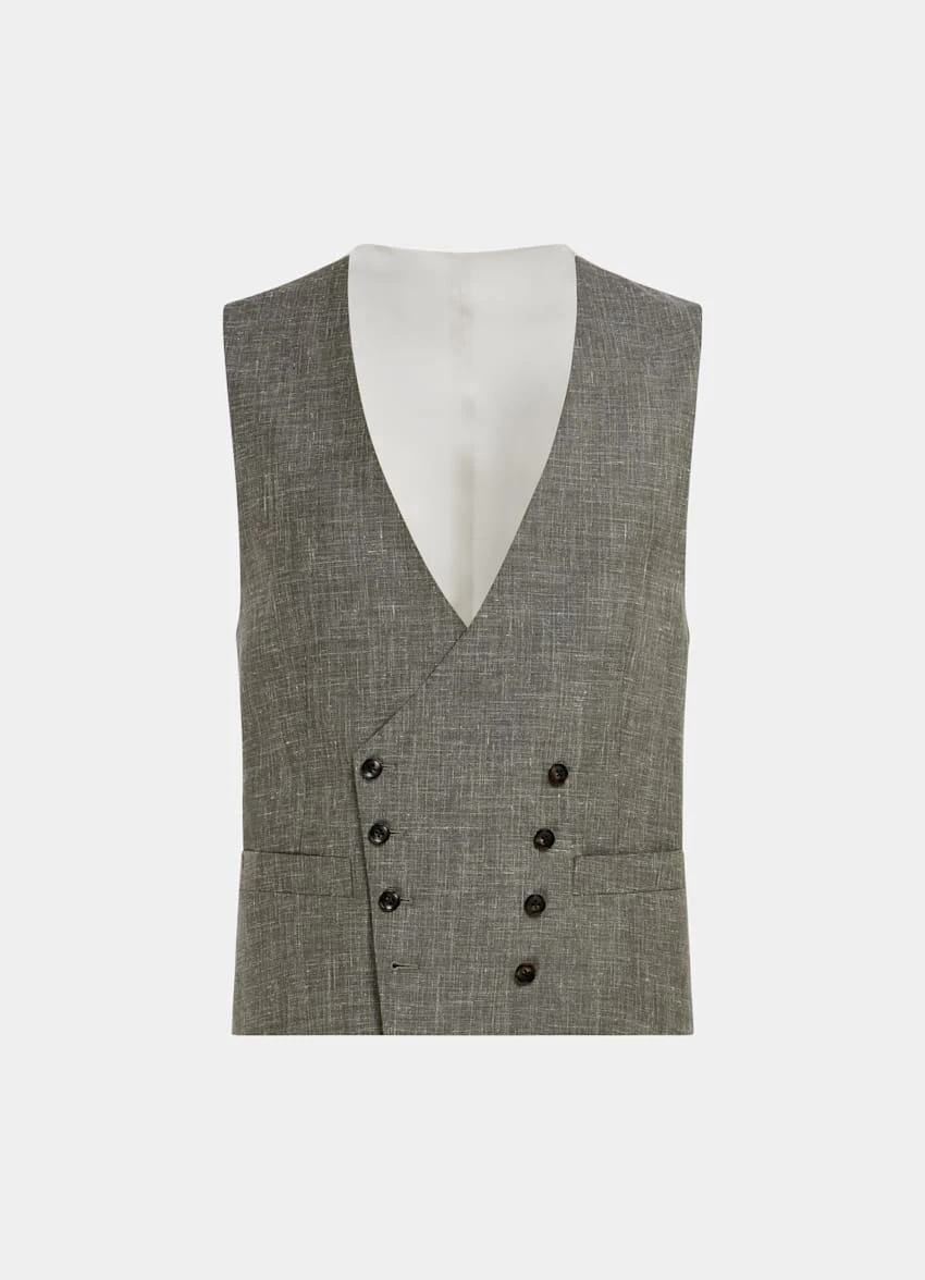 Mid Green Waistcoat 5 Mid Green Waistcoat - Image 5
