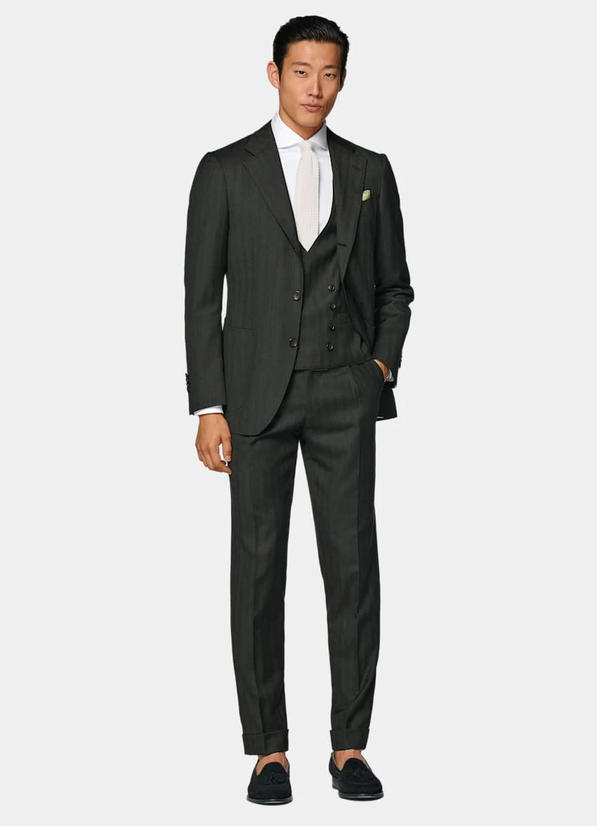 Dark Green Waistcoat 3 Dark Green Waistcoat - Image 3