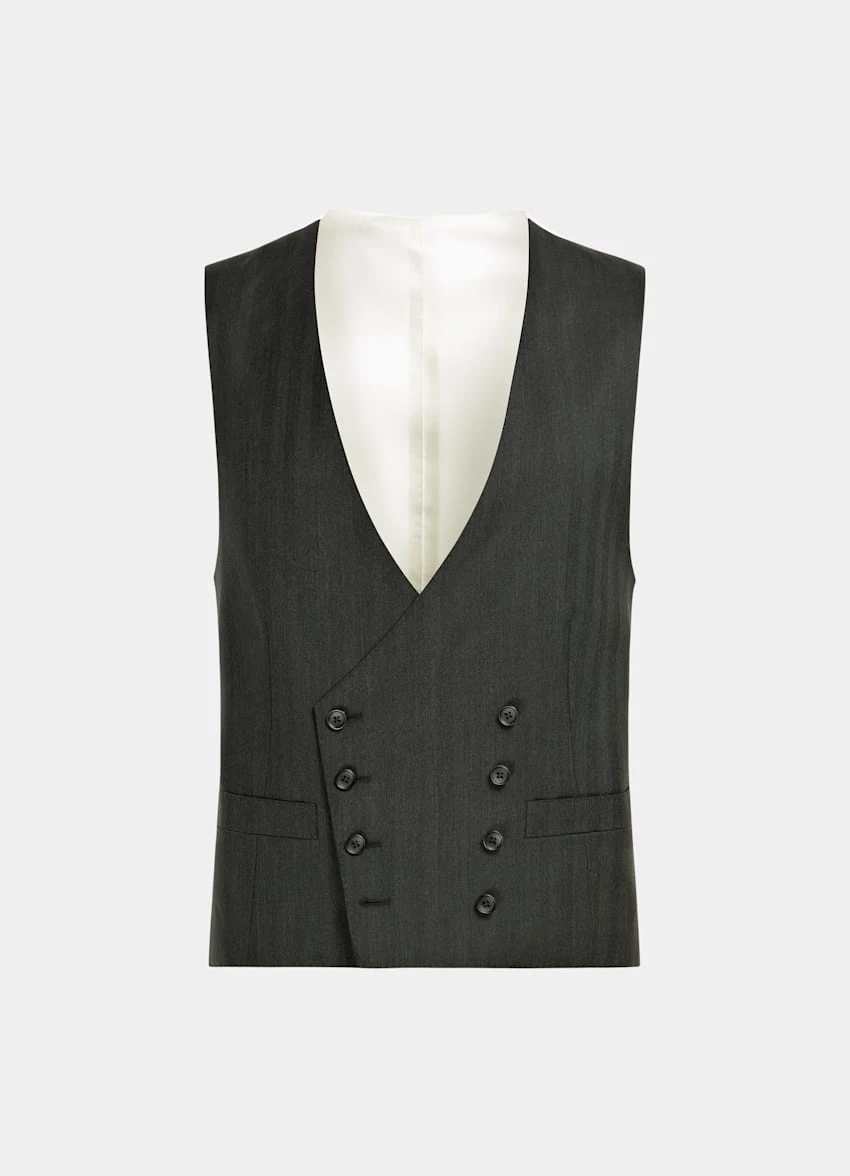 Dark Green Waistcoat 5 Dark Green Waistcoat - Image 5