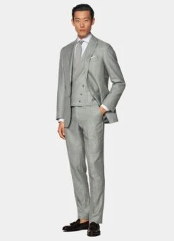 Light Grey Waistcoat 7 Light Grey Waistcoat -Suit Supply W6626 103