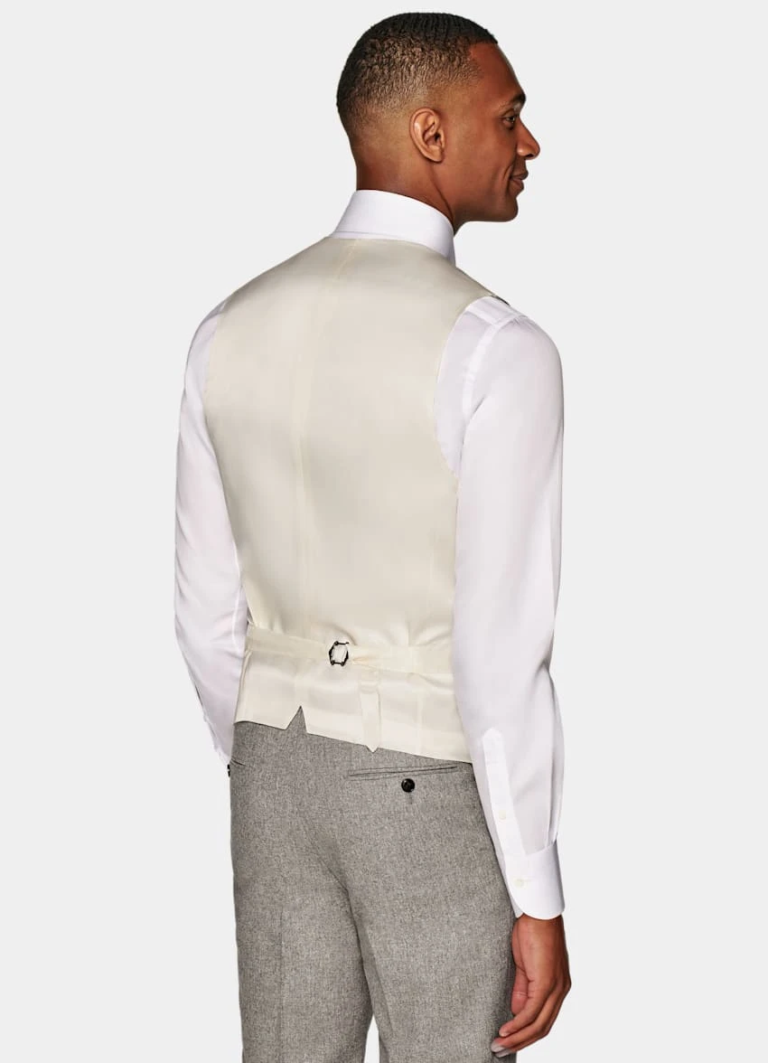 Taupe Waistcoat 3 Taupe Waistcoat - Image 3