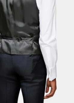 Navy Tuxedo Waistcoat -Suit Supply W7353 105