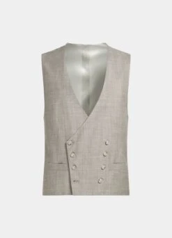 Sand Waistcoat 9 Sand Waistcoat -Suit Supply W7617 25