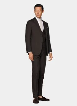 Dark Brown Waistcoat -Suit Supply W7623 103